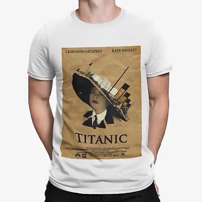 Buy Titanic Hat T-Shirt - Film Action TV Cool Retro Movie Retro Xmas Gift Tee Top • 7.19£