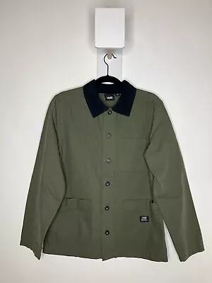 Buy Vans Herren Jacke Mn Drill Chore Coat Military Khaki Green Small • 57.99£