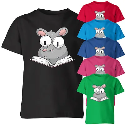 Buy Reading Rat Kids T Shirt Funny   Boys Girls Reading Graphic Tee Top • 7.59£