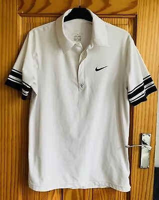 Buy Nike Roger Federer RF 2010 French Open Alternate Men's Tennis Polo Shirt Size M • 67.97£