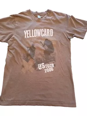 Buy  Yellowcard Band T-Shirt Vintage 2006 Tour. Short Sleeved  Size Small • 22.72£