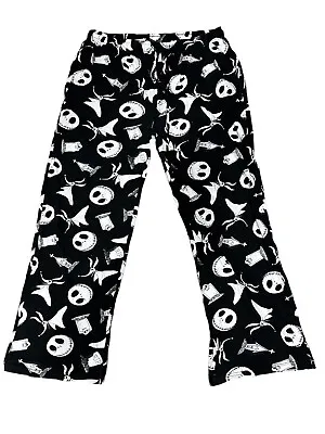 Buy Disney Tim Burtons Nightmare Before Christmas Sz M Jack Skellington Pajama Pants • 12.80£