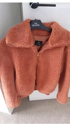Buy Threadbare Ladies  Teddy Jacket Size 10 Petite. Rusty Orange Colour.  • 14£