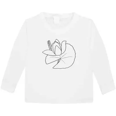 Buy 'Water Lily' Children's / Kid's Long Sleeve Cotton T-Shirts (KL012620) • 9.99£
