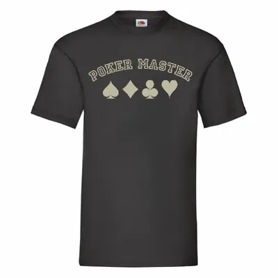 Buy Poker Master Poker T Shirt Small-2XL • 11.99£