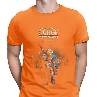 Buy Halloween T-Shirt Purge Election Year Movie Poster Spooky Mens T Shirts Top #HD • 9.99£