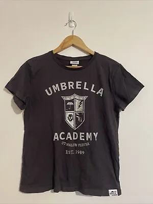 Buy The Umbrella Academy Size L Men’s Black T-Shirt Short Sleeve Cotton Casual • 12.37£