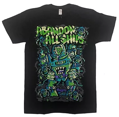 Buy ABANDON ALL SHIPS - Robot - T-shirt - NEW - SMALL ONLY • 25.28£