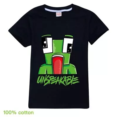 Buy Girls Kids Boys Unspeakable Print Short Sleeve T-shirt Casual Summer Tee Tops • 8.99£