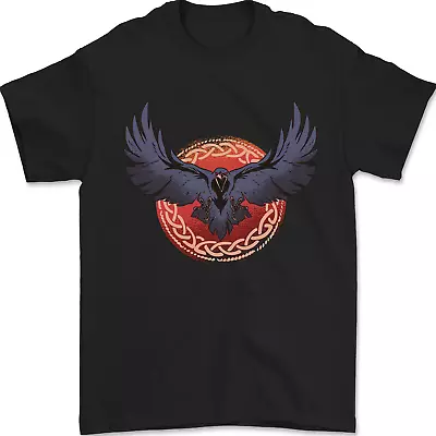 Buy Dark Raven Norse Vikings Mens T-Shirt 100% Cotton • 10.48£