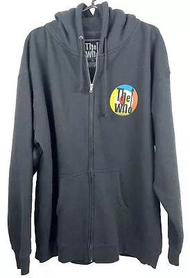Buy The Who Moving On Tour 2019 Authentic Hoodie XL Black Barely Worn • 45.08£