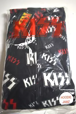 Buy Kiss Hoodie Jamz Pyjamas 2011 Official Kiss Catalog Item New Sealed Size Med • 39.37£