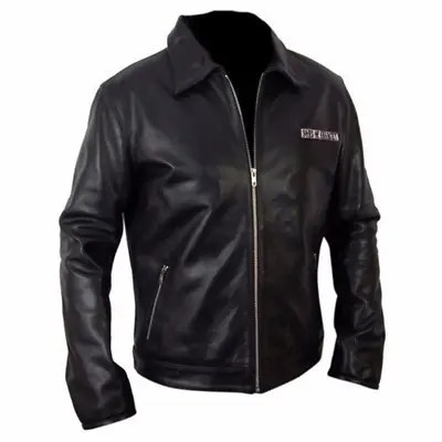 Buy Sons Of Anarchy Charlie Movie Biker Motorcycle Men's Black Real Leather Jacket • 22£