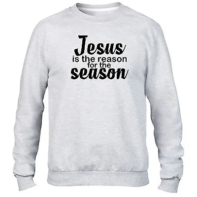 Buy Jesus Is The Reason For The Season Jumper Sweater Religion Christian Nativity  • 24.99£