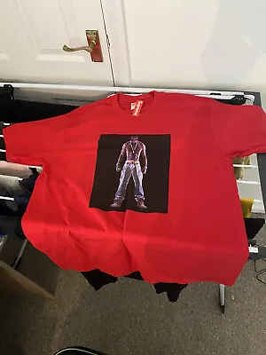 Buy Supreme Tupac Hologram T-shirt L Size Red Never Worn 100% Authentic 🔥🔥 • 90£
