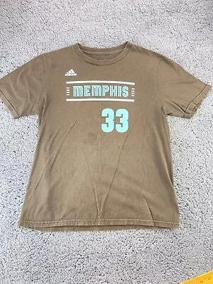 Buy Adidas Memphis Grizzlies Basketball Shirt Boys Youth Large Gasol #33 • 8.49£