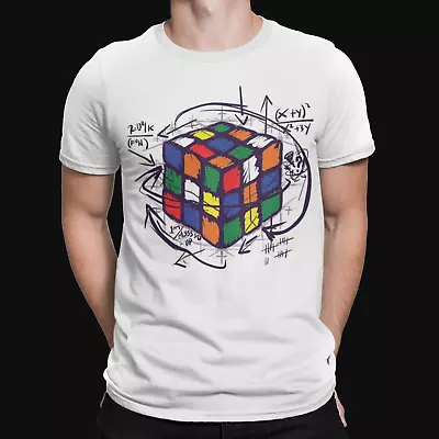 Buy Rubiks Cube T-Shirt Equation Gamer 80s Russia Gift Science Tee Big Bang • 5.99£