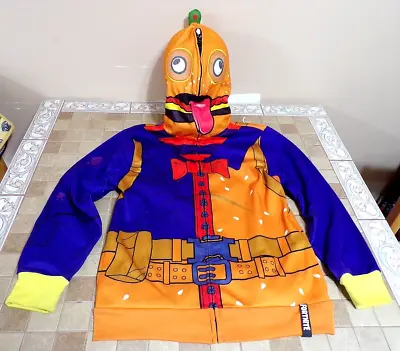 Buy Fortnite Cosplay Costume Hoodie Jacket Beef Boss Childs Size 10/12 By Mad Engine • 9.41£