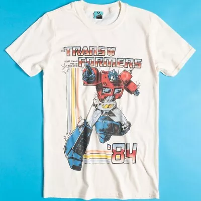 Buy Official Transformers Optimus Prime Ecru T-Shirt : S,M,L,XL,XXL • 19.99£