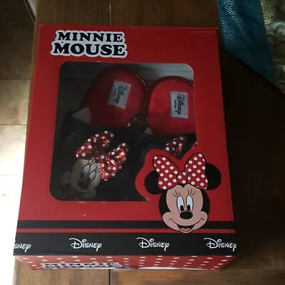 Buy Brand New Disney Minnie Mouse Slippers Size 5 -6   Eu  38-39 • 8£