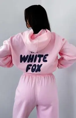 Buy Ladies WHITE FOX Tracksuit 2PCS Suit Boutique Hoodie Sweatshirt Fleece Sports UK • 24.39£