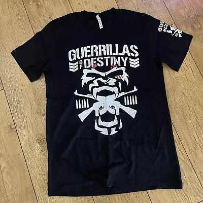 Buy Guerrilla Club T-Shirt Bullet Club Guerrillas Of Destiny NJPW Size M Medium • 25£