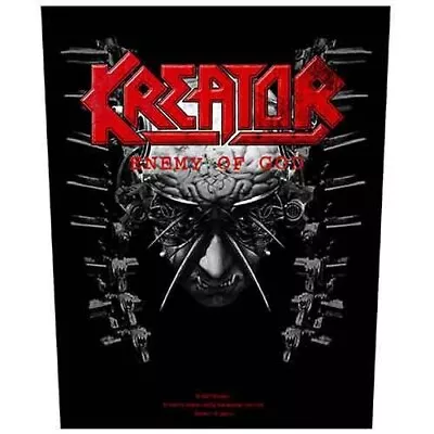 Buy KREATOR Enemy Of God GIANT BACK PATCH 36 X 29 Cm - OFFICIAL MERCH • 9.95£