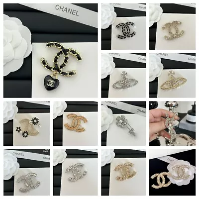 Buy Flower Pearls Jewellery Pin Corsage Enamel Women Charm Crystal Brooch Rhinestone • 8.98£