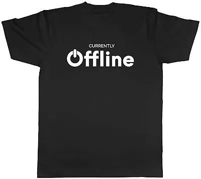 Buy Funny Currently Offline Mens T-Shirt Video Gaming Gamer Tee Gift • 8.99£