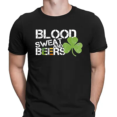 Buy Blood Sweat And Beers Ireland Irish Rugby Mens Womens Boys T-Shirts Tee Top-SN • 7.59£