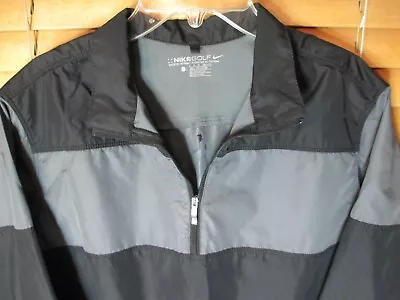 Buy Nike Golf Women's L Gray 1/4 Zip Windbreaker Jacket Rain Wind Protection EUC • 12.66£