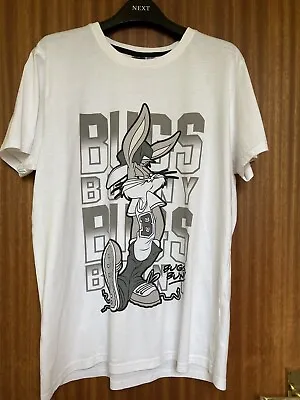 Buy Bugs Bunny T Shirt Looney Tunes Size L  42-44 • 5£