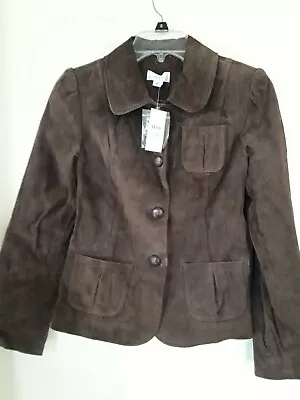 Buy NWT ALT STUDIO Brown Suede 100% Leather Jacket Coat - Women's Small • 17.09£