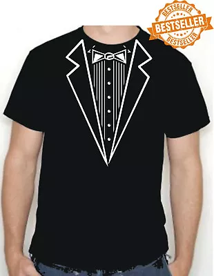 Buy TUXEDO T-shirt / Tee / Joke / Prom / Party / College / Uni / Birthday / S-XXL • 11.99£