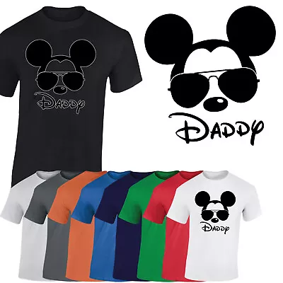Buy Mickey Mens T-Shirt Mouse Cartoon Fathers Day 2024 Dad Funny Gift Tshirt • 8.99£