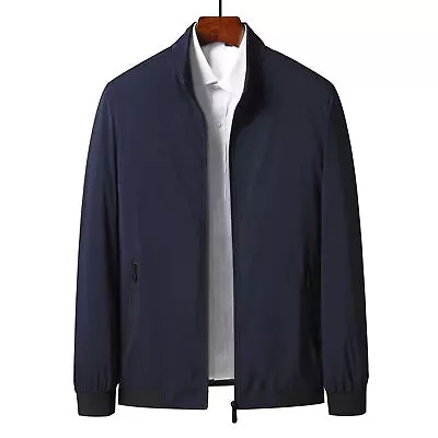 Buy Cozy Warm Cotton Jacket Coat Men's Winter Fleece Lining With Stand Collar Thick • 24.34£