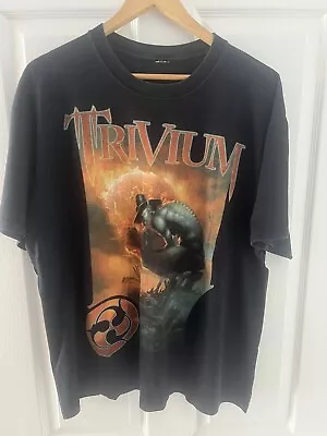 Buy Trivium Band T-Shirt XXL May You Be In Heaven An Hour Before The Devil Knows. • 15£