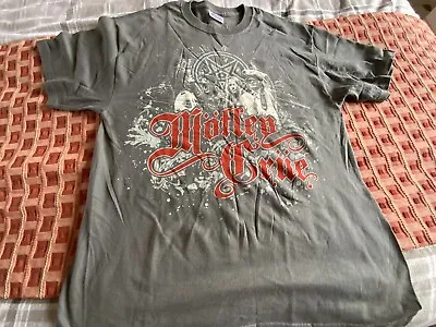 Buy Motley Crue Vintage World Tour Black T-Shirt NEW OFFICIAL • 20.99£