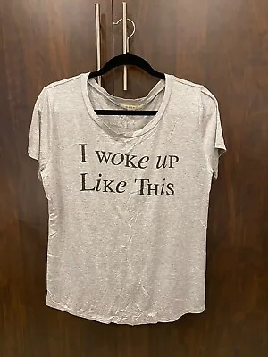 Buy NWT Miami I Woke Up Like This Gray Shirt Women's L • 9.57£