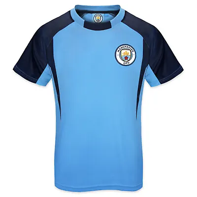 Buy Manchester City Boys T-Shirt Poly Kids OFFICIAL Football Gift • 24.99£