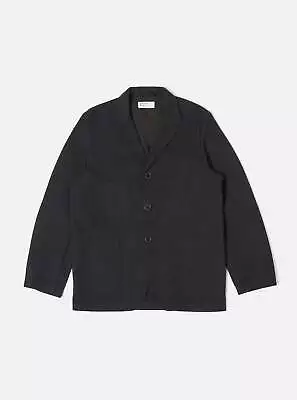 Buy Universal Works Five Pocket Jacket In Black Winter Twill • 95£