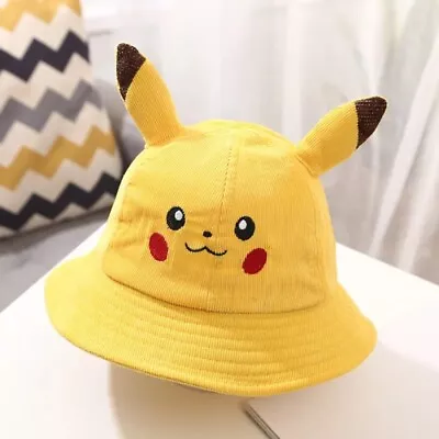 Buy Pikachu Bucket Hat For Outdoor Casual Clothing • 9.44£