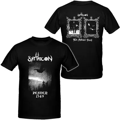 Buy Satyricon - Dark Medieval Times - Pesten 1349 - T-Shirt Darkthrone, Ulver • 14.70£