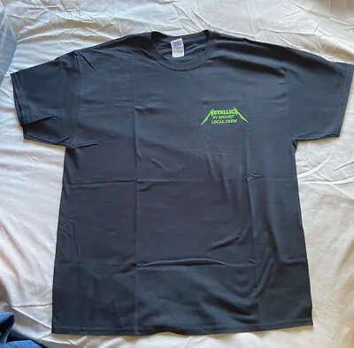 Buy Metallica By Request 2014 Knebworth Sonisphere RARE Crew Issue Tshirt XL • 80£
