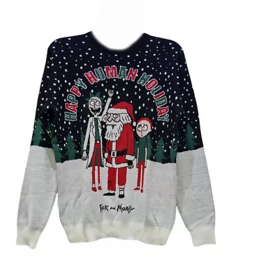Buy Rick & Morty Christmas Knitted Jumper From Primark For Men • 20.99£