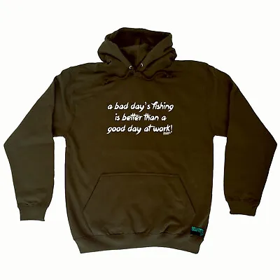 Buy Fishing Dw A Bad Days Is Better Than Good Day At W  Novelty Funny Hoodies Hoodie • 22.95£
