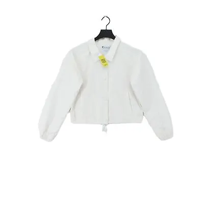 Buy Champion Women's Jacket S White Polyester With Cotton Bomber Jacket • 11.20£