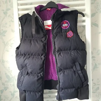 Buy Ladies Puma Hoody Gilet (duck Down Feather Filled ) Says Size 16 But Only A 12 • 15£