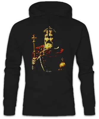 Buy Karl The Great Hoodie Sweatshirt Carolus Magnus Emperor Franks Charles I. • 40.74£