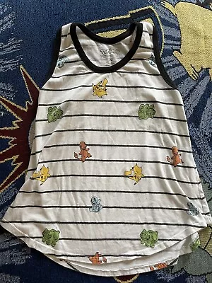 Buy Hot Topic Pokemon Tank Top Large, Womens Feat. Charmander, Pikachu, Squirtle • 27.28£